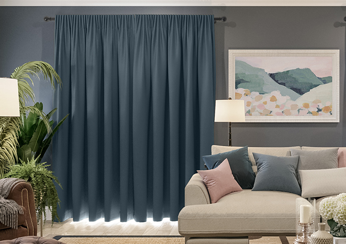 Saltaire, Denim - Made to Measure Curtains - Image 7